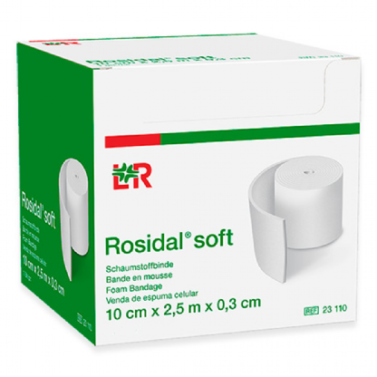 ROSIDAL SOFT BANDAGEM DE ESPUMA 12CM X 0,4CM X 2,5M  REF 23112