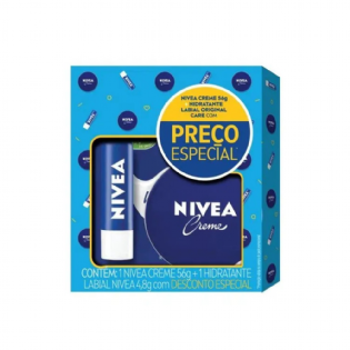 NIVEA CR HIDR NIVEA LT 56GR+LIP ORIG