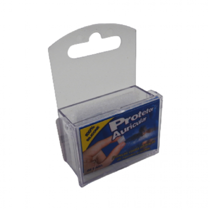 PROTETOR AURICULAR/AUDITIVO EM SILICONE CX C/3 PARES