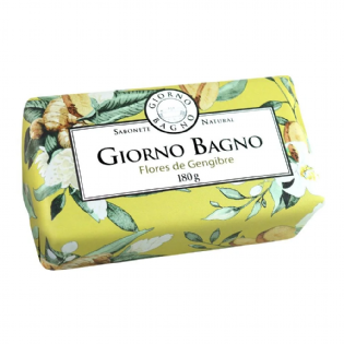 SABONETE EM BARRA GIORNO | FLORES DE GENGIBRE 180G