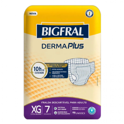 FRALDA BIGFRAL PLUS REGULAR XG C/7UN