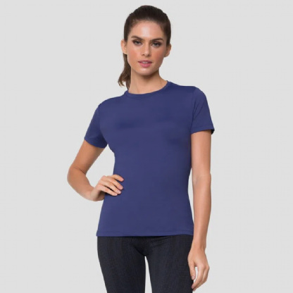 UVLINE CAMISETA UVPRO BR ML FEM AZUL BIC M