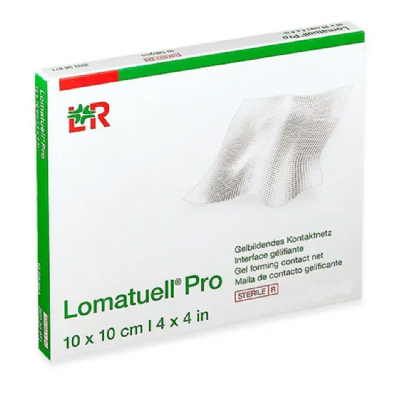 LOMATUELL PRO COBERT GAZE PARAFINADA C/PART HIDROCOLOIDE 10X10 CM UNID