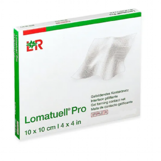 LOMATUELL PRO COBERT GAZE PARAFINADA C/PART HIDROCOLOIDE 10X10 CM UNID