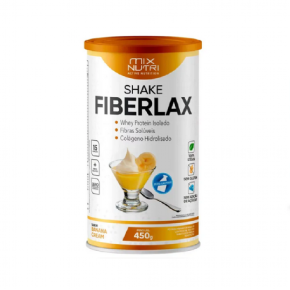 SHAKE MIX NUTRI FIBERLAX BANANA 0% LACTOSE 450G/MIX