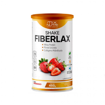 SHAKE MIX NUTRI FIBERLAX MORANGO 450G/MIX