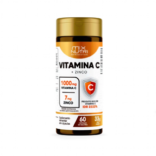 VIT C+ZINCO MIX NUTRI 33G 60CAPS/MIX