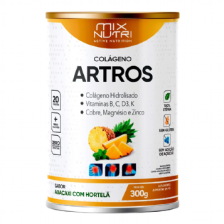 COLAGENO MIX NUTRI ARTROS ABACAXI HORTELA 300G/MIX