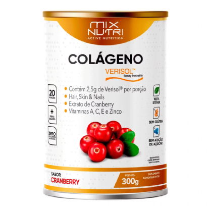 COLAGENO MIX NUTRI VERISOL CRANBERRY 300G/MIX