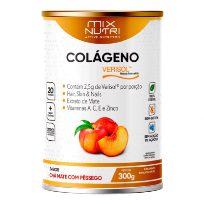 COLAGENO MIX NUTRI VERISOL PESSEGO 300G/MIX