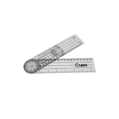 GONIOMETRO GRANDE 360 22CM X 0,8MM PLASTICO