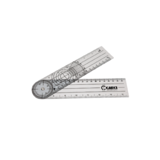 GONIOMETRO GRANDE 360 22CM X 0,8MM PLASTICO