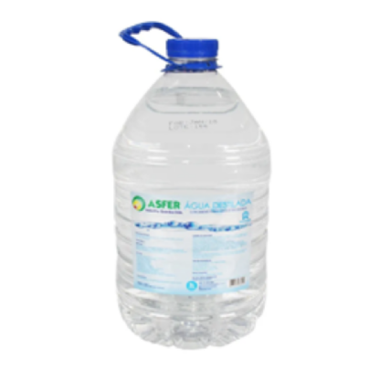 AGUA DESTILADA 5000ML ASFER