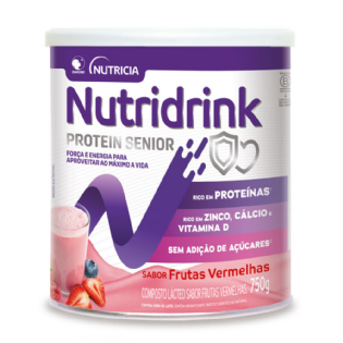 NUTRIDRINK PROTEIN SENIOR FRUTAS VERMELHAS 750G
