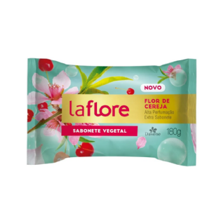 LA FLORE SABONETE EM BARRA VEGETAL CEREJA 180GR