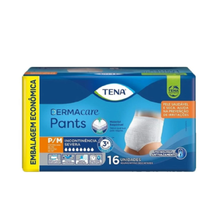 FRALDA TENA PANTS DERMACARE P/M C/16
