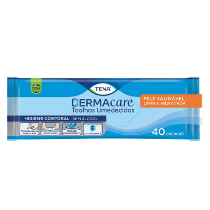 TOALHAS UMEDECIDAS ADUL TENA DERMACARE C 40FL