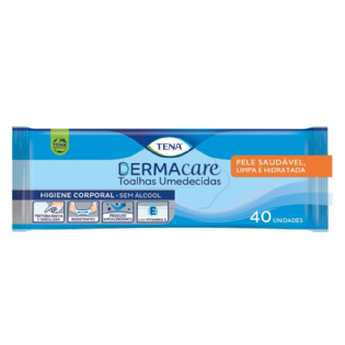 TOALHAS UMEDECIDAS ADUL TENA DERMACARE C 40FL