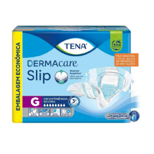 FRALDA TENA SLIP DERMACARE G C/16UN