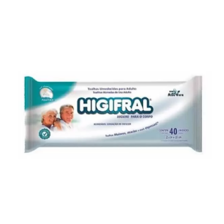 TOALHA UMED HIGIFRAL 40UN