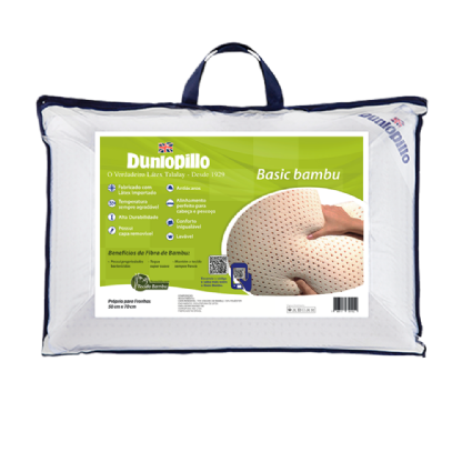 TRAVESSEIRO LATEX BASIC BAMBU 50X70 TV-BAMB-001