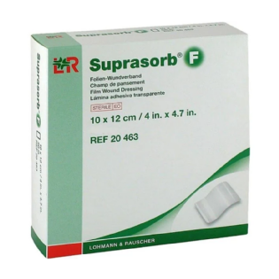 SUPRASORB F CURATIVO DE FILME ESTERIL 10X12 CM CX. COM 50 UNID