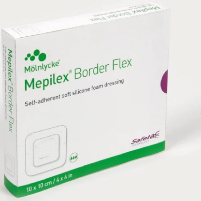 MEPILEX BORDER FLEX 10X10 | Curativo Inovador para Feridas
