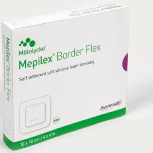 MEPILEX BORDER FLEX 10X10 | Curativo Inovador para Feridas