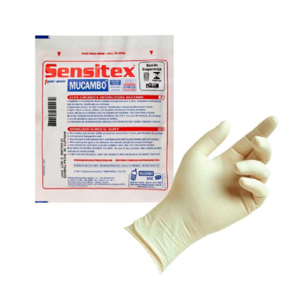 LUVA ESTERIL SENSITEX MUCAMBO 8,5 | Proteção e Conforto para Procedimentos Médicos