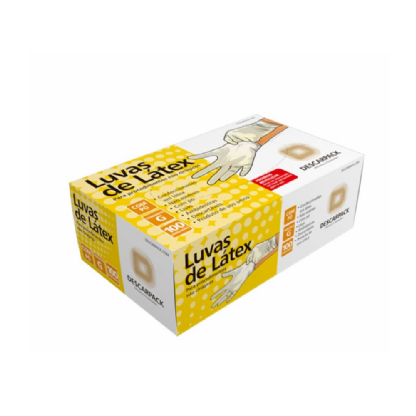 LUVA DE PROCE. G DESCARPACK  CX C/ 100UN