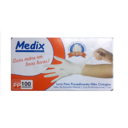 Luva de Procedimento PP - Caixa com 100 Unidades | Medix