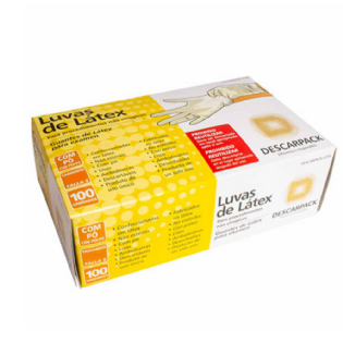 LUVA DE PROC PEQ DESCARPACK CX C/ 100UN