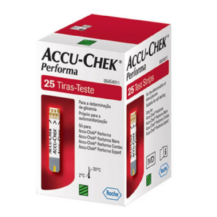 ACCU-CHEK PERFORMA 25 UN TIRAS