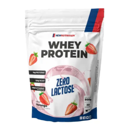 WHEY ZERO LACTOSE 900G MORANGO