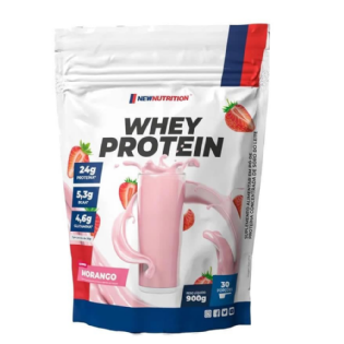 WHEY PROTEIN NEW 900G MORANGO
