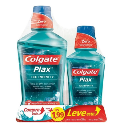 KIT ENX BUC COLG PLAX INFIN 500+250ML