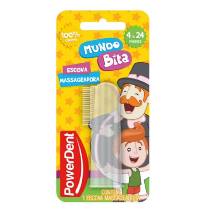 ESCOVA DENTAL POWER DENT MASSAG MUNDO BITA 1802