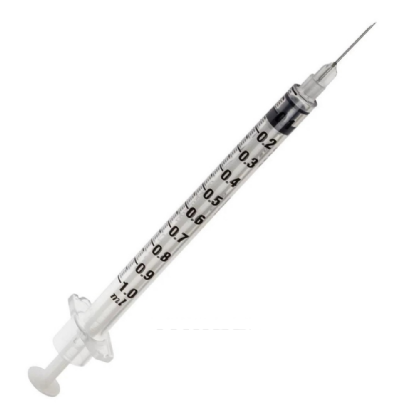 SERINGA DESC 1ML TUBERCULINA C/ AG. 13X3,8 - SOLOMED