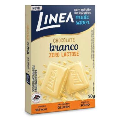 CHOCOLATE LINEA BRANCO ZERO LACTOSE 30G
