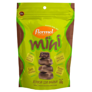 MINI BOMBOM COM BANANA 60G