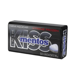 MENTOS KISS MENTA FORTE LATA