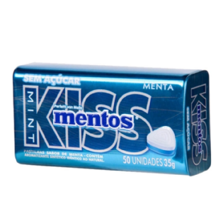 MENTOS KISS LATA AZUL.