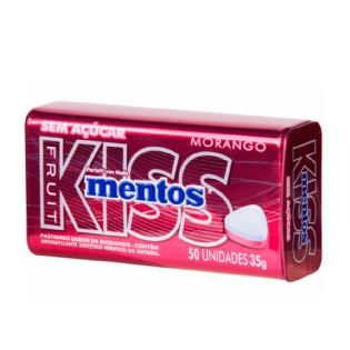 MENTOS KISS LATA MORANGO