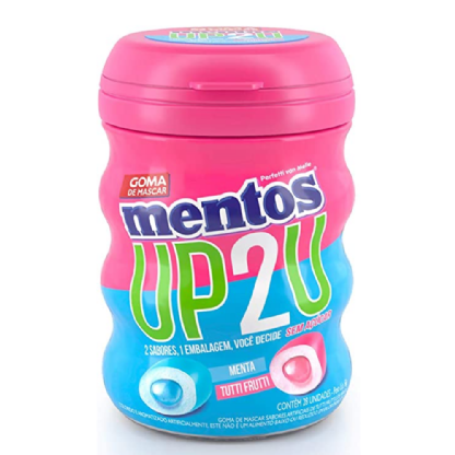MENTOS GARRAFA  UP 2U MENTA & TUTTI FRUTTI
