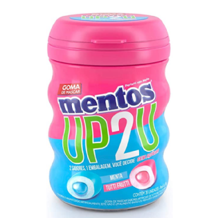 MENTOS GARRAFA  UP 2U MENTA & TUTTI FRUTTI