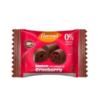 BOMBOM RECHEADO CRANBERRY ZERO AÇUCAR