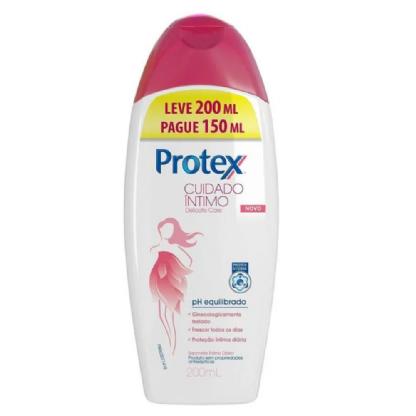 SABONETE LIQ PROTEX INTIMO DELIC CARE L200P150ML