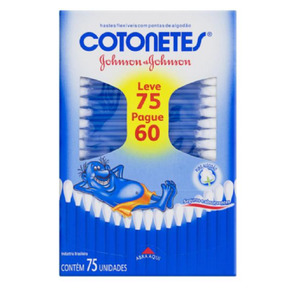 COTONETES J&J LV75 PG60