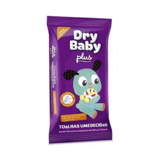 TOALHA UMIDECIDA DRY BABY PLUS FLOWPACK C/50