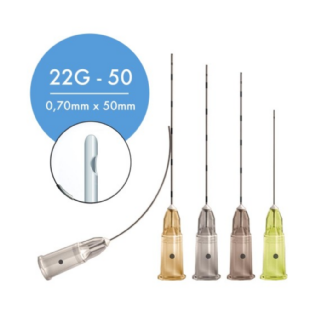 MICROCANULA SLIM FABINJECT MOD.22G 50 BP 1 UNID